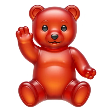 A gummy bear sticker