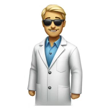 Lab with sunglasses sticker