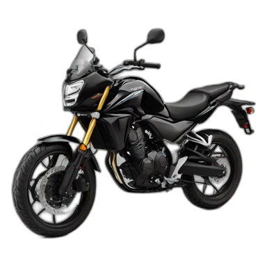 Honda cb500x color black willy sticker