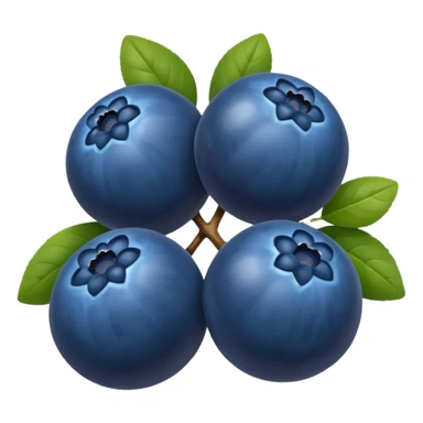 blueberries with no faces sticker