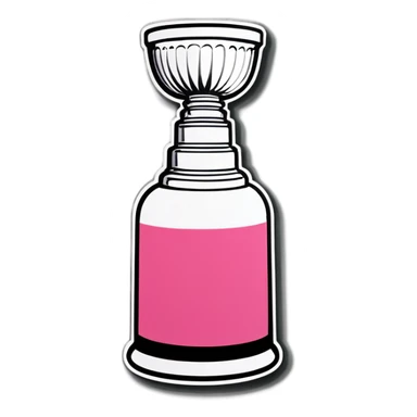 Pink Stanley cup sticker