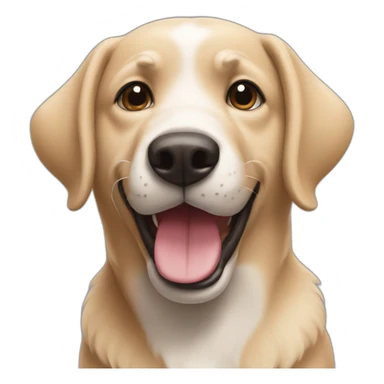 Perro feliz sticker