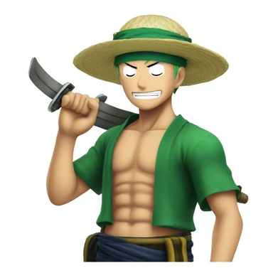 One piece zoro sticker