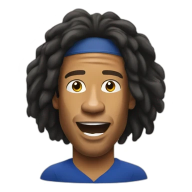 Ronaldinho sur lion sticker