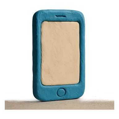smartphone claymation style sticker
