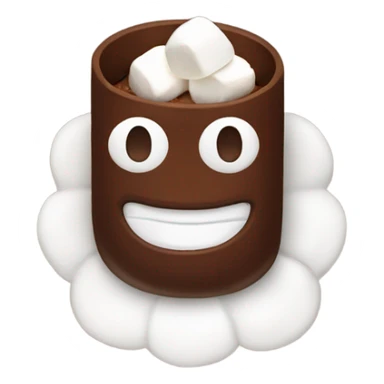 Cacao with marshmallow  sticker