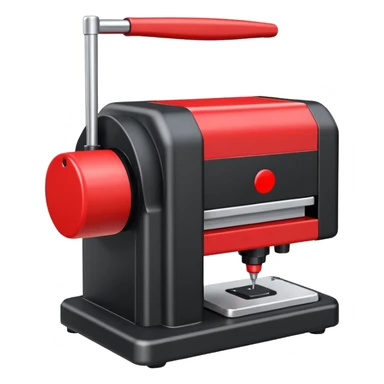 a red dot peen marking machine sticker