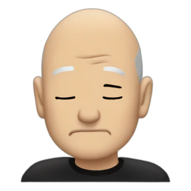Picard face palm sticker
