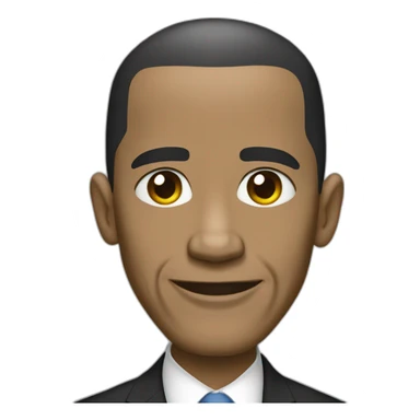 white skin obama sticker