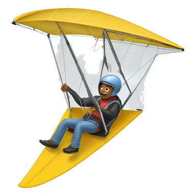 Hang gliding sticker