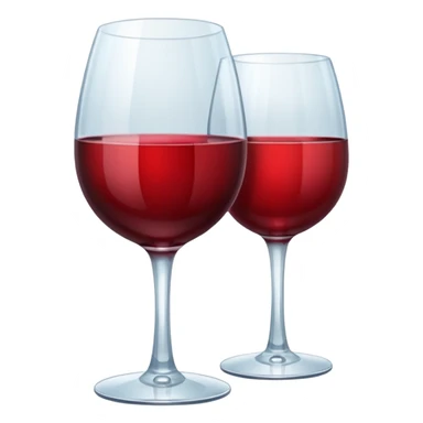 Red wine glass
 sticker