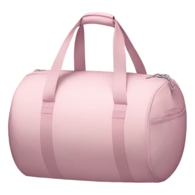 Pale pastel pink gym bag sticker