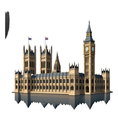 houses of parliament sticker
