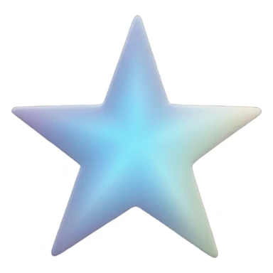 Half a star sticker