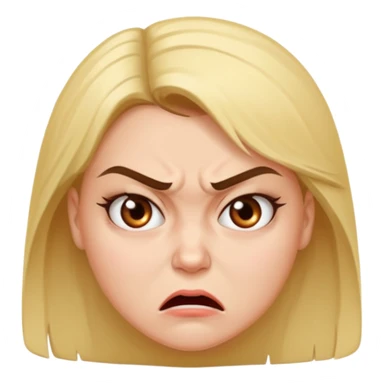 Beautiful woman angry and sick of idiots sticker