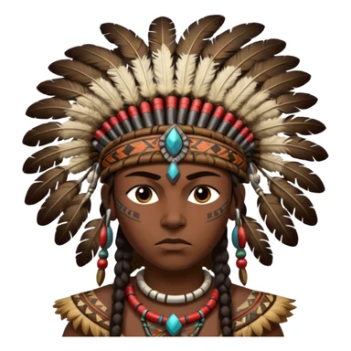 African warrior sticker