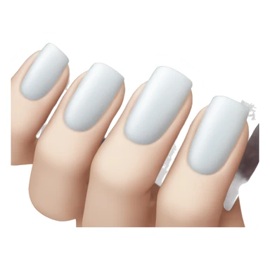 frosty nails sticker