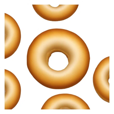 bagel with huge eyes  sticker