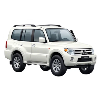 Mitsubishi Pajero - Mitsubishi (Model Year: 2021) (Iconic colour: White) sticker