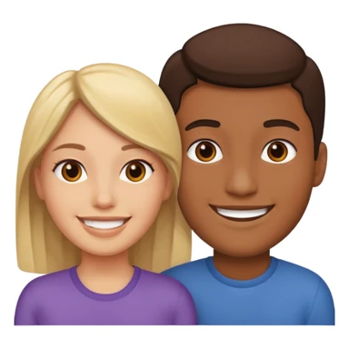 Two people separated  sticker