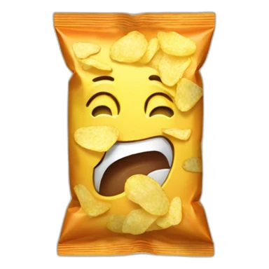 packet of crisps sticker