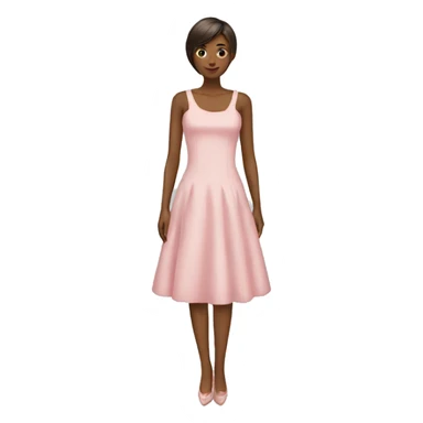 simple dress sticker
