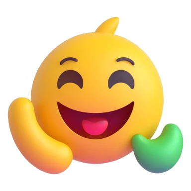 3D emoji featuring 'c9r' text, inspired by tech and coding, modern playful look sticker