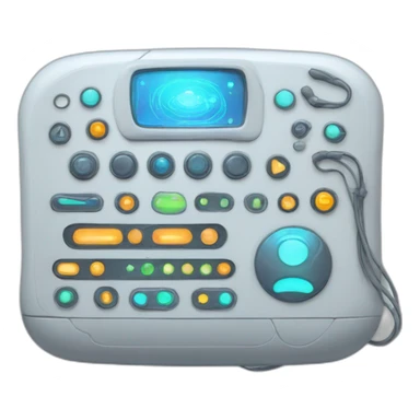 futuristic technological kit healing pad sticker