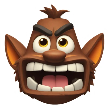 crash bandicut sticker