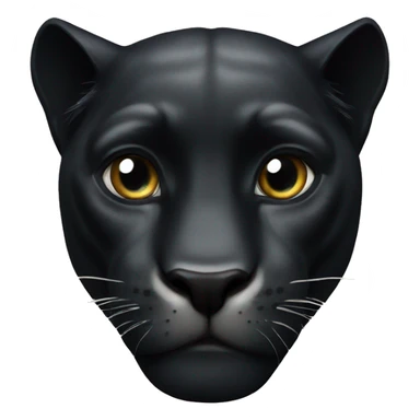 Black panther animal dangerous look sticker
