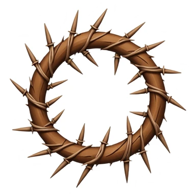 crown of thorns  sticker