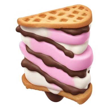 Neapolitan ice cream sandwich  sticker