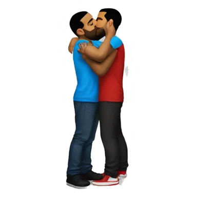 Drake kissing a wall sticker