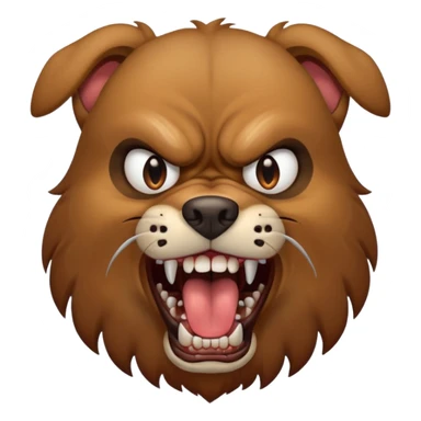 perro enojado sticker