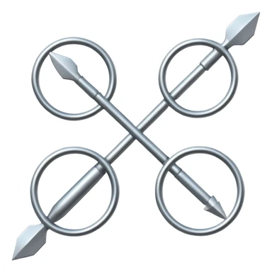 Flechas que fluyen y forman un círculo sticker