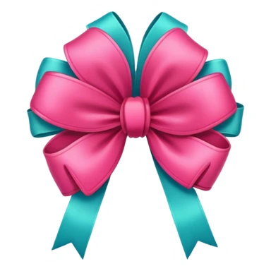 Preppy flower with a bow  sticker