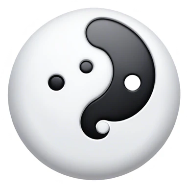 El yin y el yang sticker