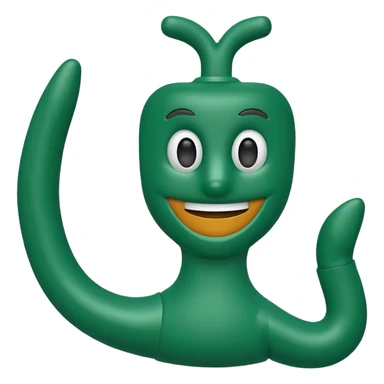 Gumby sticker
