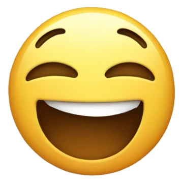 Laughing emoji but sad sticker