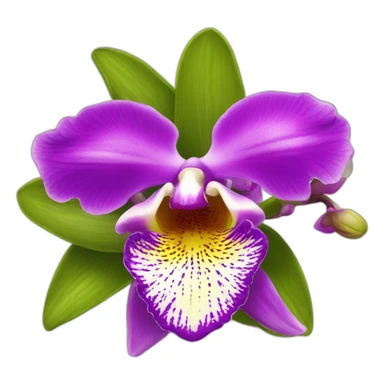 Orchidée sticker