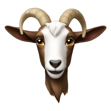 head with goat sticker