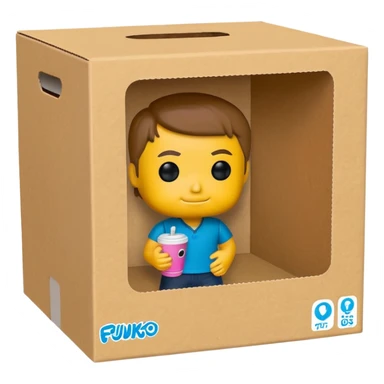 Funko pop box sticker