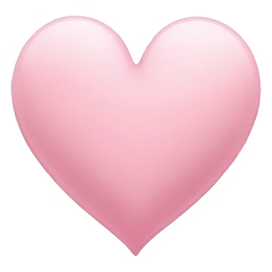 Light pink heart sticker