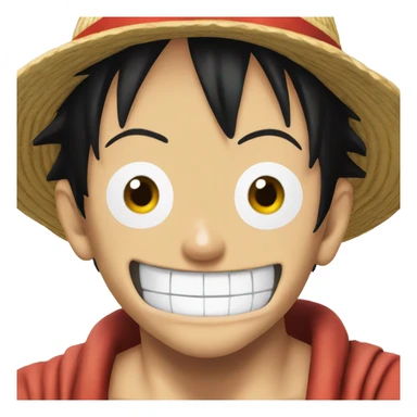 One piece luffy sticker
