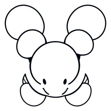 mickey mouse ears sticker