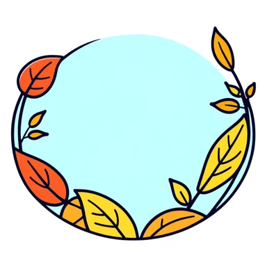 Happy fall sticker
