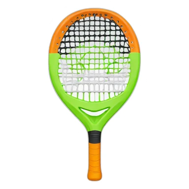 padel racket  without smile sticker