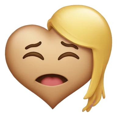 The heart that sends a kiss sticker