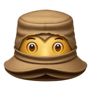 cloth hat, not knitted. Negative: character. sticker