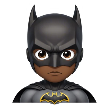 Batman in chibi style sticker
